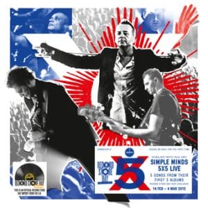 *Simple Minds - 5x5 Live: 2/14/12 - 3/4/12 (Vinyl 3xLP, Red/White/Blue, 180g, RSD 2022)