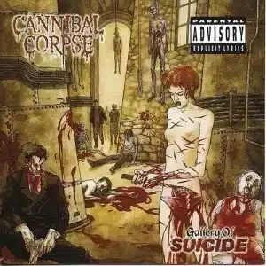 Cannibal Corpse - Gallery Of Suicide (Vinyl LP, Off-White/Red Splatter)