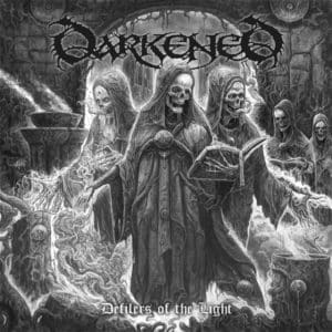 Darkened - Defilers Of Light (Vinyl LP, 180g, White/Silver Swirl Vinyl)