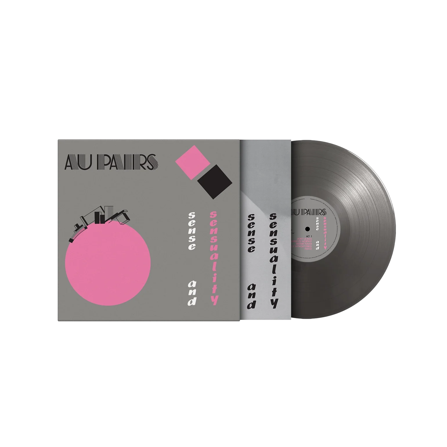 Au Pairs - Sense & Sensuality (Limited Numbered Edition, Vinyl LP, Silver Color, 180g)
