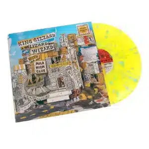 King Gizzard & The Lizard Wizard - Sketches Of Brunswick East (Vinyl LP, Yellow with Sky Blue Splatter, W/Download Card)