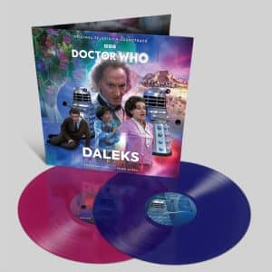 Doctor Who: Daleks In Colour O.S.T. (Vinyl 2xLP, "Transparent Blue & Claret" Color)