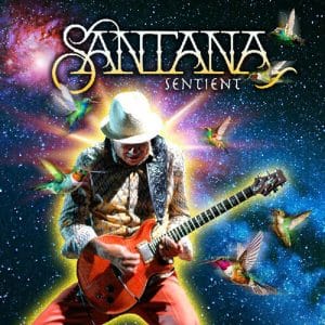 Santana - Sentient (Vinyl LP, "Clear with Orange & Purple Splatter" Color)