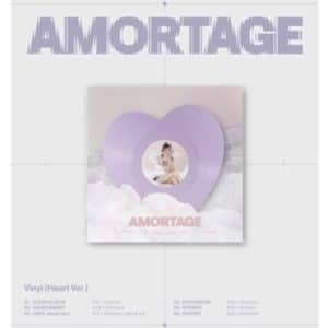 Jisoo - Amortage (Vinyl EP, Heart Shaped, Purple Color)