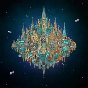 Dance Gavin Dance - Pantheon (Vinyl LP, "Cobalt & Orange Crush Smush With White & Cobalt Splatter" Color)