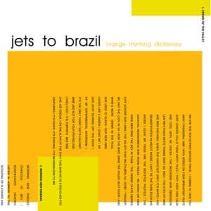 Jets To Brazil - Orange Rhyming Dictionary (Vinyl 2xLP)