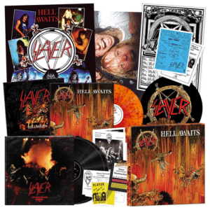 Slayer - Hell Awaits (40th Anniversary, Vinyl 3xLP, "Fire Splatter" Color, W/ Slipmat, Posters, Book, Etc...)